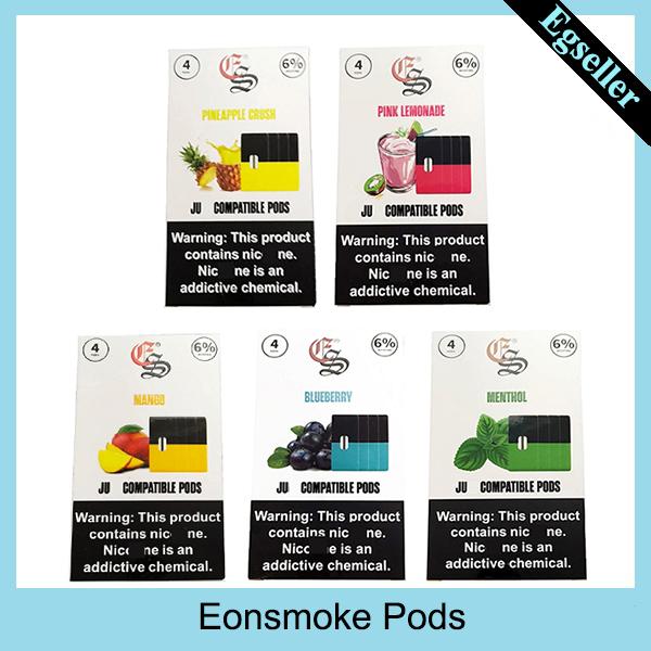 Top quality Eonsmoke Pods device Pods Cartridges 6 Flavors Mango Pink lemonade blueberry eon device pods For Vaporizer Vape Cartridges