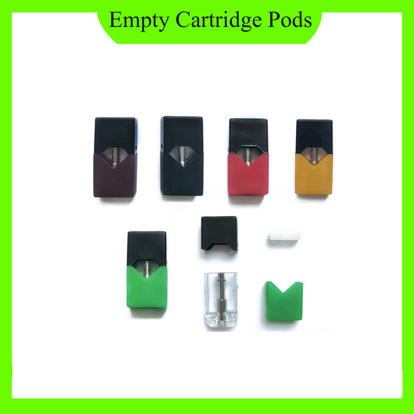 Wholesale dis-assembled empty vape pen cartridges Ceramic Pods For JUUL vape case Start Kit DHL free shipping 0266226-1