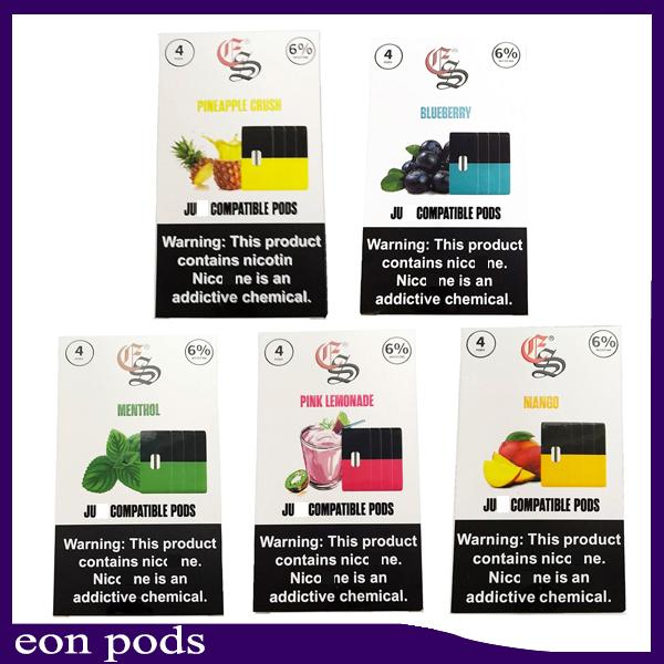 Top quality Eonsmoke eon pods flavor competible vape catridges wiht dsiplay box vs myle pods 0266275