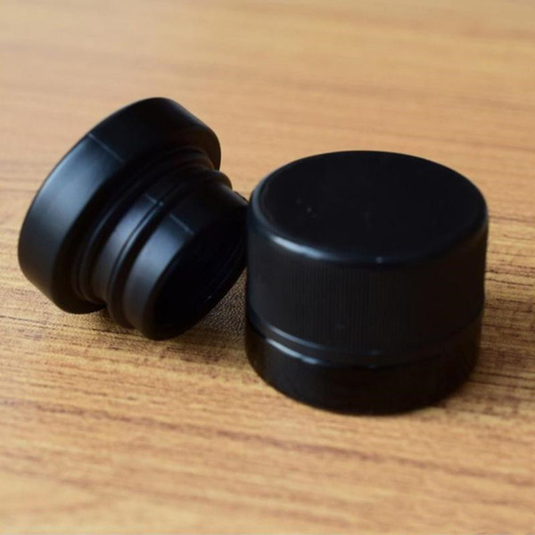 2019 new arrival Non-Stick Dab Jars Wax Container Child 5ML Black Glass Jar 500Pcs/Lot DHL free shipping