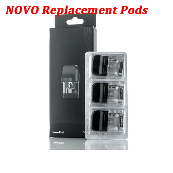 100% Authentic Novo Pods 2.0ml 1.5ohm NOVO Replacement Pod Cartridge Simple Side Filling No Leaking for NOVO POD Kit