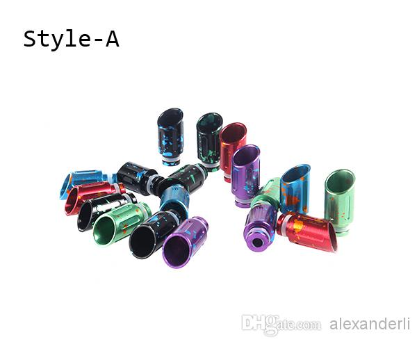 Electrronic Cigarette 510 Wide Bore Splash Drip Tips Aluminum Fit ProTank G50 G40 Atomizer E cigars Vaporizer Diameter With 9.2mm