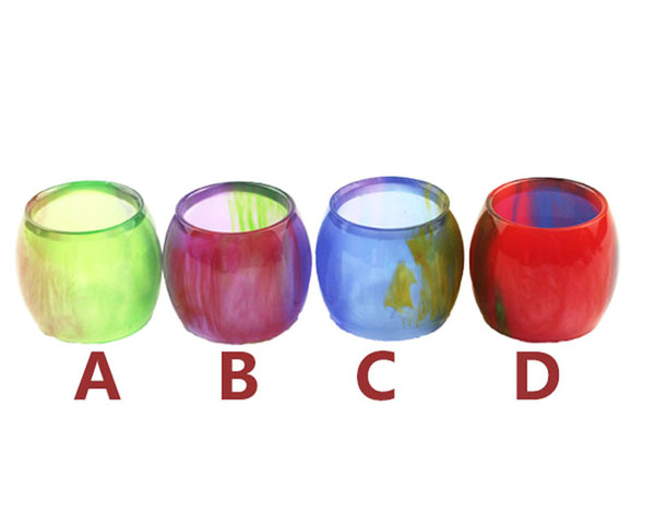 Colorful Resin Tube For TFV8 Tank SMOK Vape Atomizer Replacement Caps Big Capacity for E Cigs Glass Tank Replacement Epoxy Expansion Caps