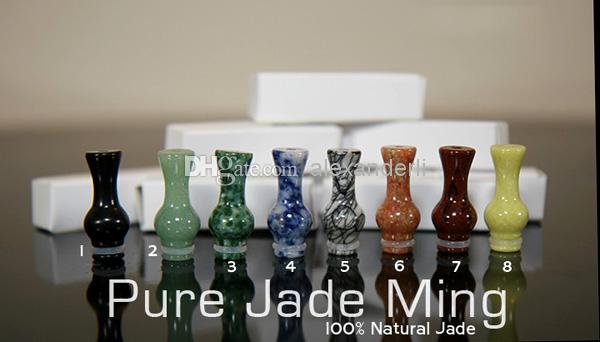 E cigarettes Jade Drip Tips 510 Holder Mouthpiece Fit EGO Atomizers Electronic Cigarettes Jade Drip Tip