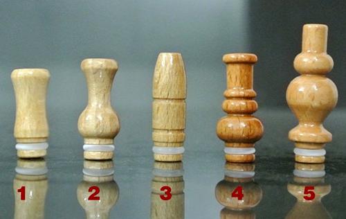 510 Pure Natural Wooden Drip Tip Fitted DCT Vivi Nova EE2 Clearomizers Rich Styles E-Cigarette Accessories EGO Mouthpiece