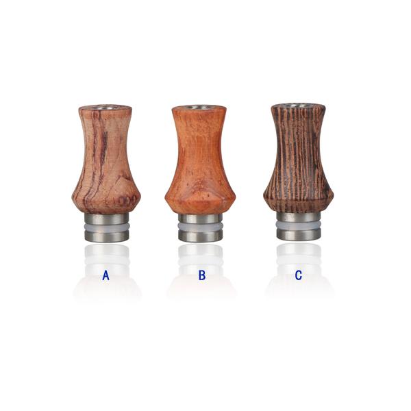 New 510 Wood Drip Tips Woody Stainless Steel Drip Tips for Poseidon Tobh Atty Mods Atomizer Ecigarette drip tips