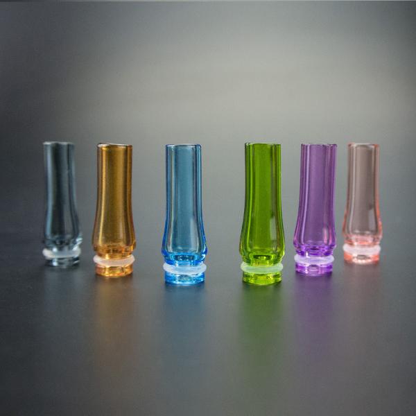 E Cigarette Glass EGO 510 Drip Tip Pure 100% Glass Electronic Cigars Accessories Mouthpiece Fit CE4 CE5 Atomizer 510 Clearomizer