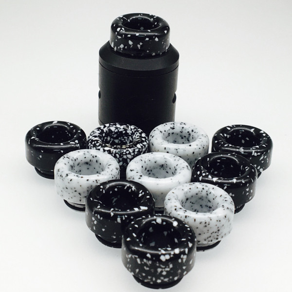 Newest EGO 810 Drip Tips Marble Drip Tip Mushroom Shape For TFV8 TFV12 TFV8 X BABY Tank All 810 Atomizers Black White Mouthpiece