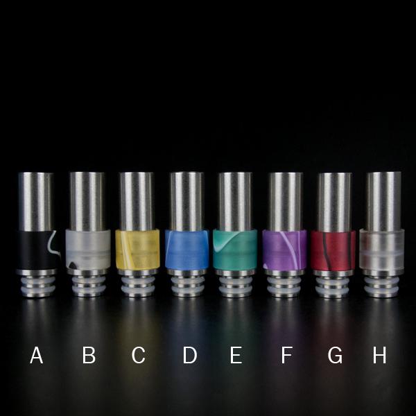 Electronic Cigares 510 Thread Stainless Steel Wide Bore Drip Tips Metal Drip Tip For Ego Batteries E Cigarette Mouthpiece