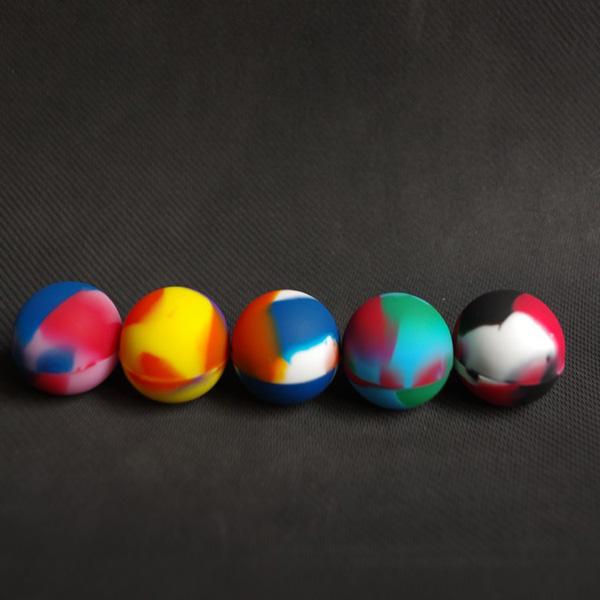 Cheap Electronic Cigarette Non-stick Silicone Ball Container For Wax Bho Oil Butane Vaporizer Silicon Jars Dab Wax Containers