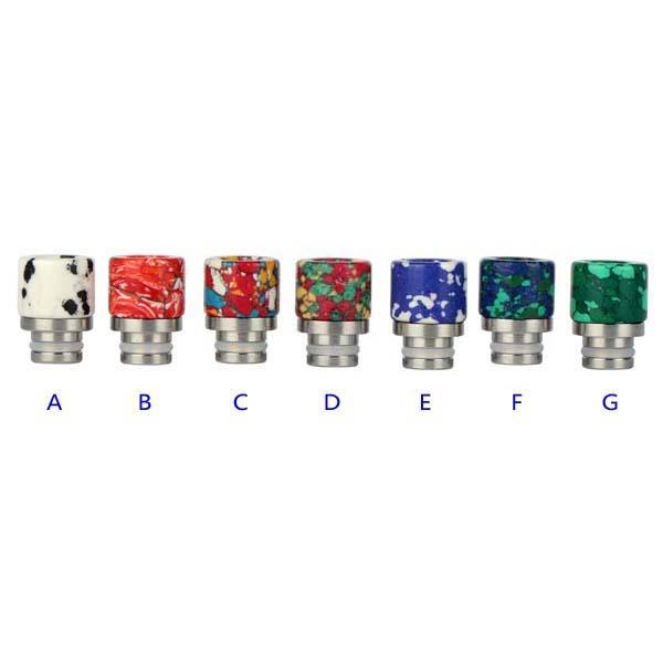 Drip Tips For Ecigs 510 Turquoise Drip Tip Beautiful Tophus Stone Drip Tip For RDA RBA Vaporizers EGO Wide Bore Drip Tips
