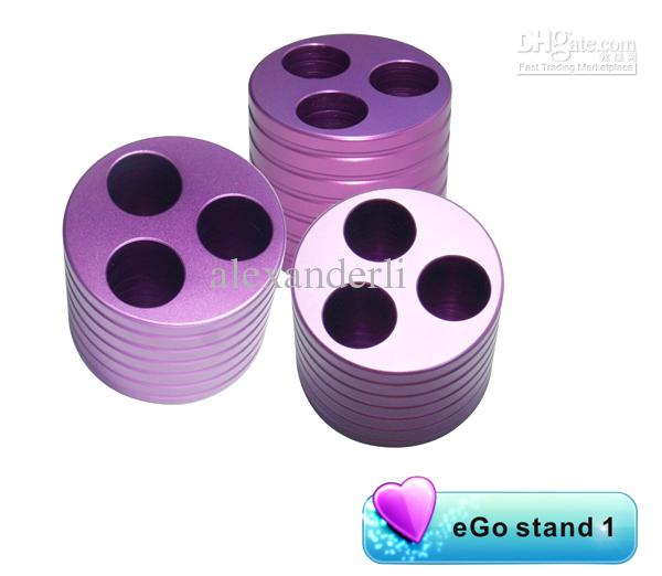 EGO Base Display for Battery with Aluminum Metal Material Dock Statio Ego Stand Useful Electronic Cigarette Accessories Base for Battery