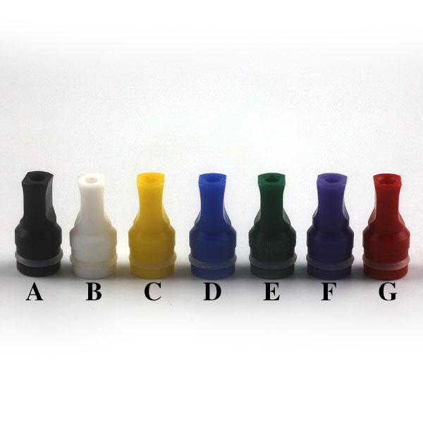 Hot Selling Drip Tips For E Cigs Colorful Flat Resin Drip Tip Head Mouthpiece For EGO Atomizer E Cigarette 510 Series Tanks