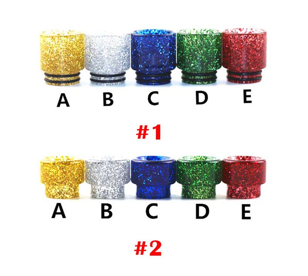 Hot New Arrival Epoxy Resin Drip Tip Wide Bore drip tips for Smok TFV8 TFV12 Baby Tank Kennedy 24 RDA E Cig Vapor