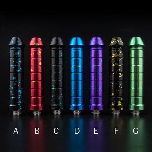 E Cigarette 510 Drip Tips For EGO Batteries E Cigares Mouthpiece with Aluminum Big Hole Splash Colors Clearomizer Drip Tips