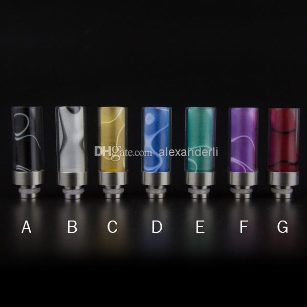 E Cigarette EGO Glass and Acrylic Drip Tips Pure Glass Drip Tip for CE Atomizers Vivi Nova Tanks Clearomizer E cigars Mouthpiece