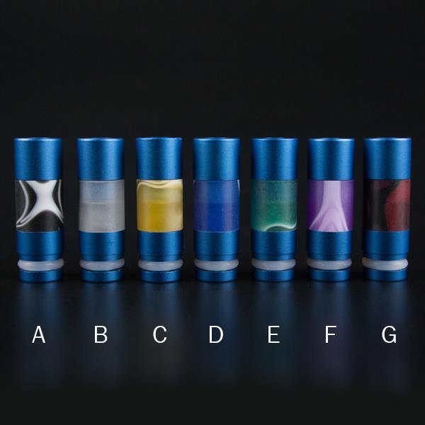 E Cigarette Acrylic and Aluminum 510 Drip Tips with Varible Colors Fit eGo Atomizers Mechanical Mods Electronic Cigarette Mouthpiece