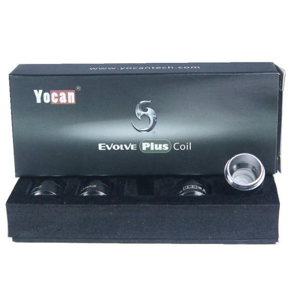 Yocan Evolve Plus Coils QDC Dual Coil Replacement Head Pure Taste For Yocan Evolve Plus Wax Pen Starter Kit DHL Shipping