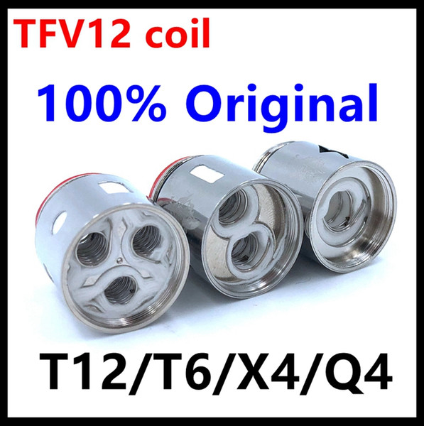 Original TFV12 Atomizer Tank Coil Head V12-T12 Duodenary 0.12ohm V12-T6 V12-T8 0.16ohm V12-Q4 V12-X4 0.15ohm Core Authentic