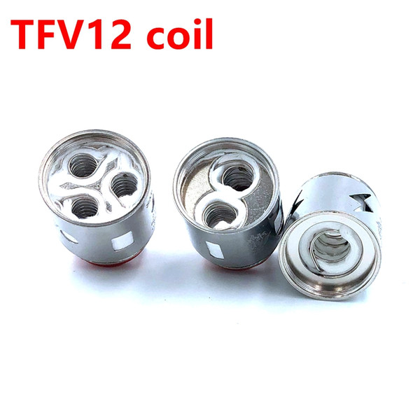 300% Original TFV12 Atomizer Tank Coil Head V12-T12 Duodenary 0.12ohm V12-T6 V12-T8 0.16ohm V12-Q4 V12-X4 0.15ohm Core Authentic