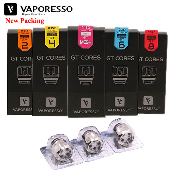 Vaporesso GT cores NRG Coil Head GT2 GT4 GT6 GT8 GT Mesh 0.18ohm 0.3ohm 0.5ohm Core Replacement Coils For Revenger Kit