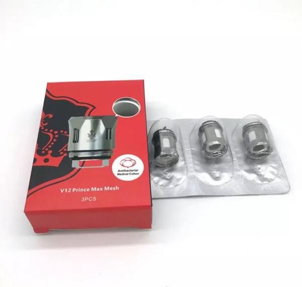 Max Mesh New TFV12 Prince Coils Head 0.17ohm V12 Prince Max Mesh Replacement Core For TFV12 Prince Tank