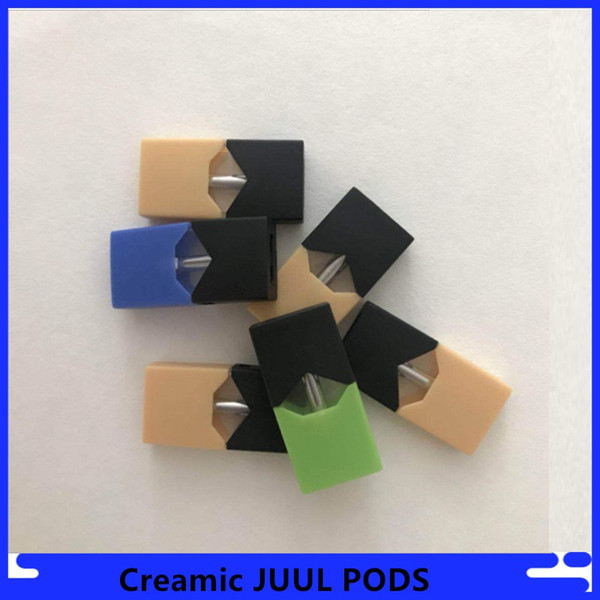 Factory Wholesale empty Cartridge Unassembled Ceramic Pods For JUUL/vape/case/ Start Kit free shipping By DHL