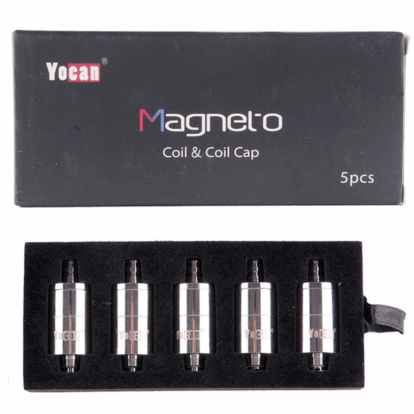 Yocan Magneto Coil and Caps Replacement Coils with Dab Tool Magneto Ceramic Coil Match Yocan Magneto Starter Kit at Wholesale Price