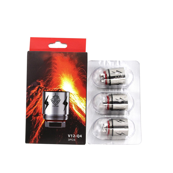 SMOK TFV12 Prince Coil Q4 M4 T6 T12 for TFV12 Prince Atomizer Tank Replacement for 0.12ohm 0.15ohm 0.16ohm 40-120W Devices