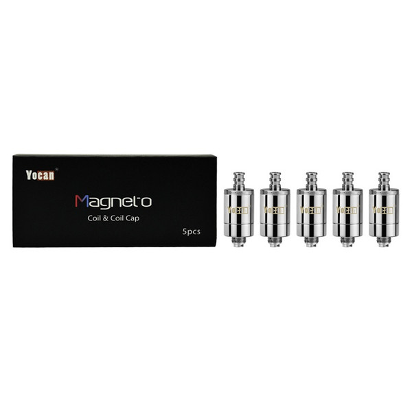 Original Yocan Magneto Coil Ceramic Replacement Wax Head with Magnetic Cap Dab Tool Pure Flavour Fit Magnetic Wap Kit