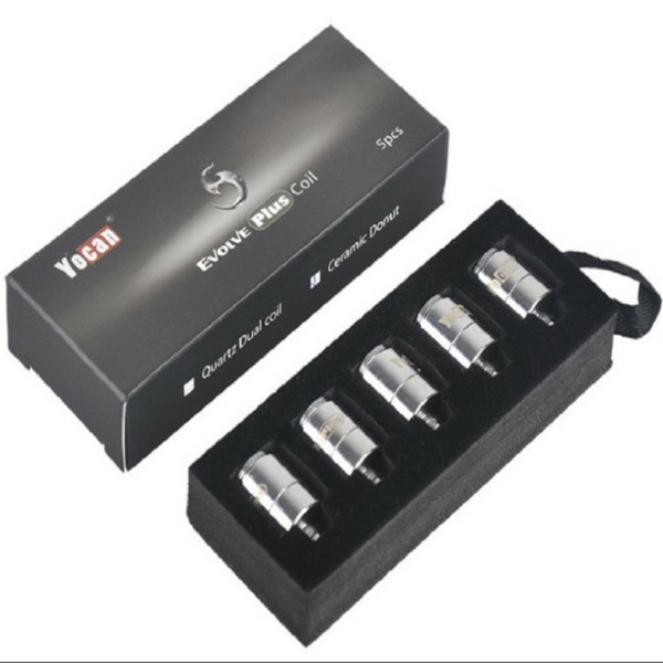 Authentic Yocan Evolve Plus Coils QDC Quartz Dual Coils For Yocan Evolve Plus Wax Pen Starter Kit