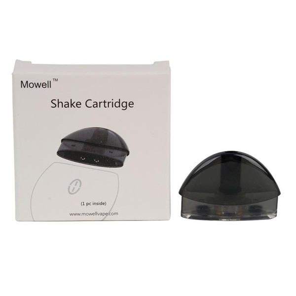 Mowell Shake Pod Cartridge 2ml Capacity Two Lubrication Holes Replacement Pods For Original Shake Starter Kits 100% Authentic