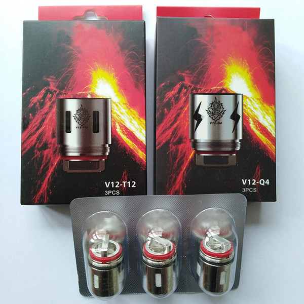 TFV12 V12-T12 V12-X4 V12-Q4 T6 Replacement Coils Prince Tank Atomizer Rebuildable core Head 0.12ohm 0.15ohm Quadruple Coil e cig Vape vapor