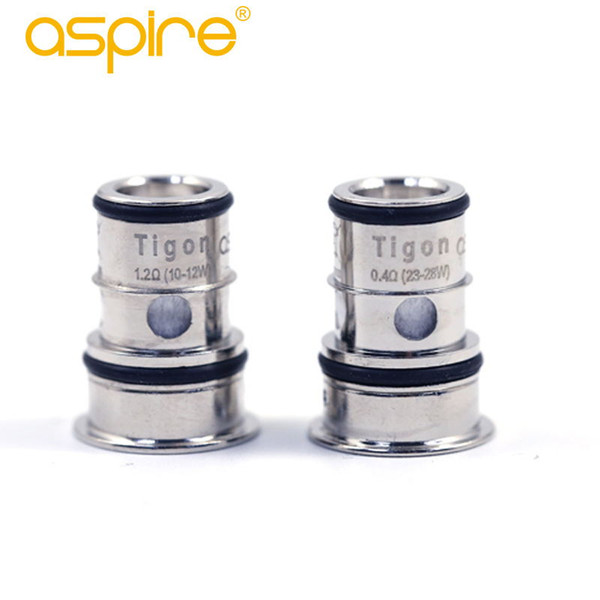 Authentic newest aspire tigon coil resistance 0.4ohm/1.2ohm replacement fit for aspire tigon tank electronic cigarette