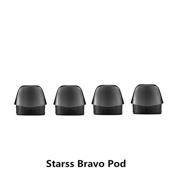 STARSS BRAVO Pod Cartridge 2ML 1.4ohm Ceramic 0.8ohm Mesh Coil Vape Pod Cartridge Device empty vape pen cartridges 100% Original