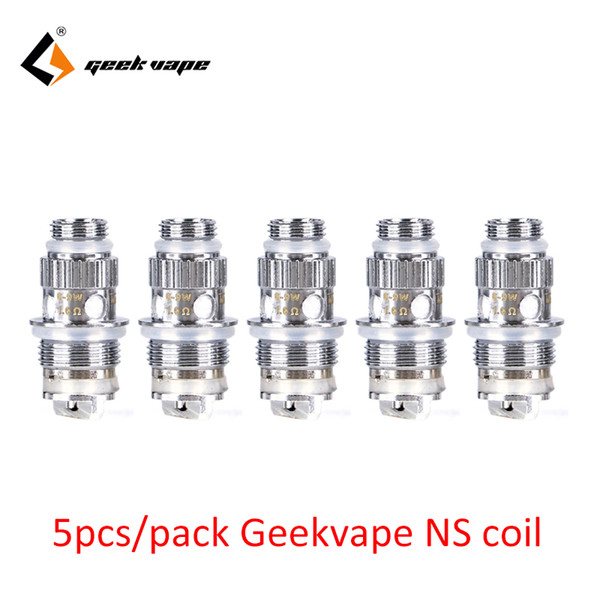 Geekvape NS Coil with 1.6ohm/1.2ohm Coil Resistance & Food-grade Organic Cotton E-cig NS Coil for Flint Tank