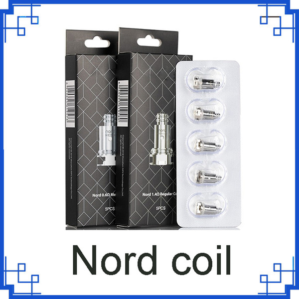 2019 Nord Coil 0.6ohm Mesh 1.4ohm Regular 1.4ohm Ceramic Coils Heads For Nord Pod Kit vs novo 0266261