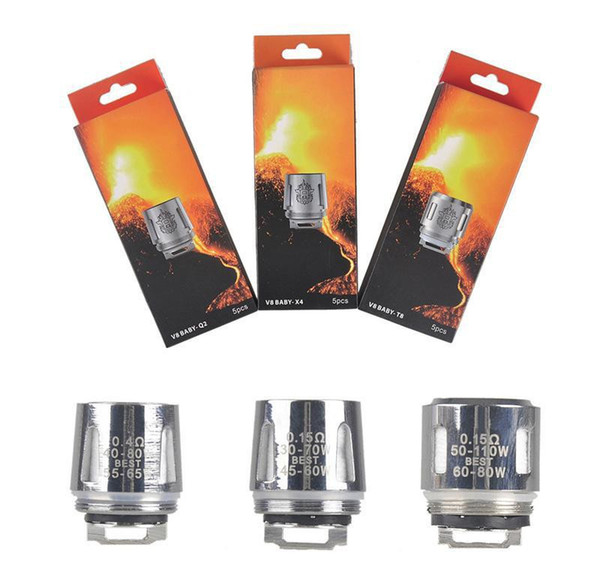 TFV8 BABY Beast Tank Coil Head V8 Baby-T8 T6 X4 Q2 0.4ohm 0.6ohm M2 0.15ohm 0.25ohm Cloud Beast coil