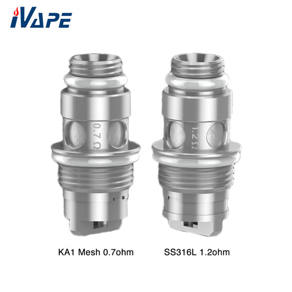 Authentic GeekVape NS Coil Replacement Coil for Frenzy Pod System Kit NS KAI Mesh 0.7ohm & NS SS316L Coil Head Optional 5PCS/PACK