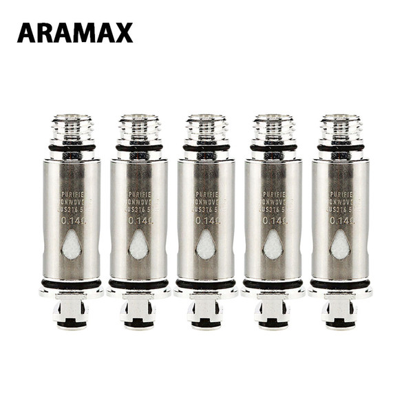 5pcs ARAMAX Power Replacement Coil 0.14ohm coil Resistance for Power Kit High Quality E cig Spare Part