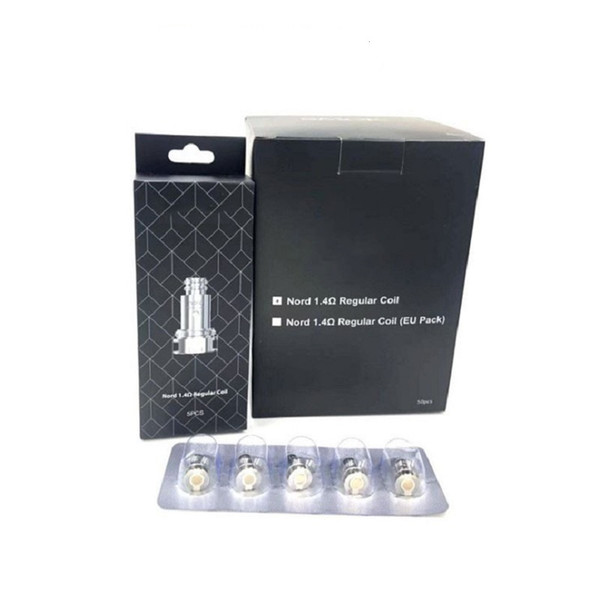 Newest Nord Coils Replacement Heads Regular 1.4ohm Mesh 0.6ohm Mesh-MTL 0.8ohm Ceramic 1.4 ohm Coils Heads for Nord Kit