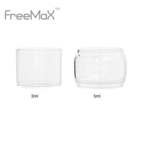 100% Original Freemax Twister Replacement Glass Tube 3ml/5ml E cig Spare Part for Freemax Fireluke Mesh /Fireluke 2 tank Twister 80W Kit