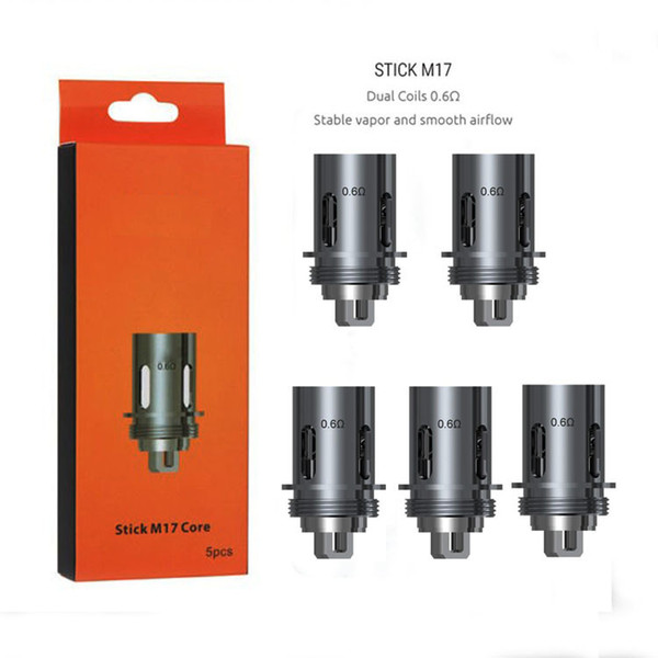 Stick M17 Coil Head for Stick M17 kit All-in-one Kit Dual Coils 0.4 0.6ohm Brings You S Stictable Vapor Smooth Airflow