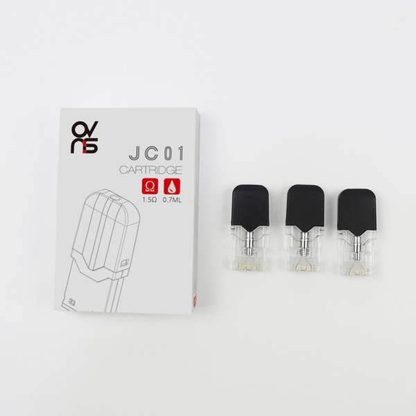 100% Original OVNS JC01 Cartridge 0.7ml Ceramic Coil Vape Carts for Thick Oil and E Liquid for JUL Battery