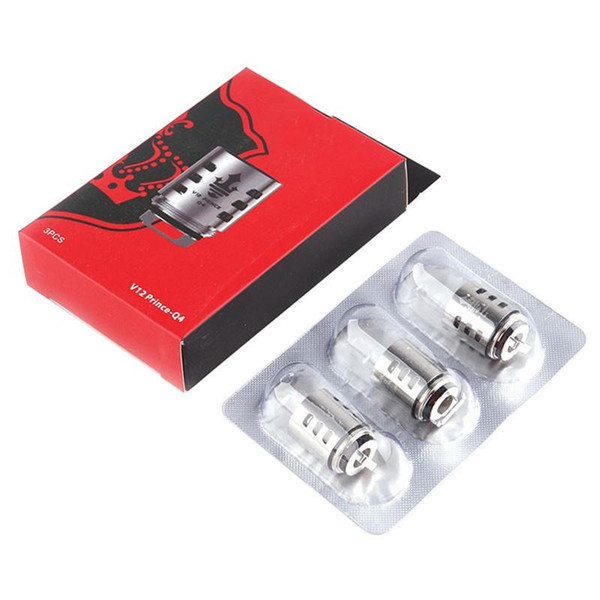 100% Original Authentic TFV12 Prince Cloud Beast Tank Coil V12-Q4 M4 X6 T10 Mesh Strip Coils Head Core For Resa Prince Atomizers Original