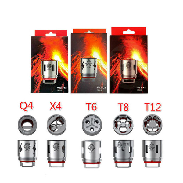 Best Selling TFV12 Prince Coils RBA Q4 M4 X6 T10 Light Mesh Strip Core Glass For V12 Prince Atomizer Mag Free Shipping