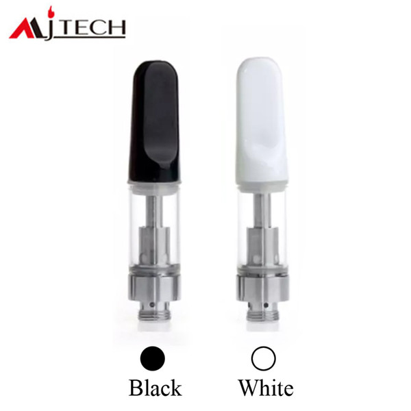 Mjtech A13 TH205 Thick Oil Cartridges 0.5ml 1.0ml E Juice Atomizer Ceramic Coil Vaporizer Disposable 510 Glass Tank