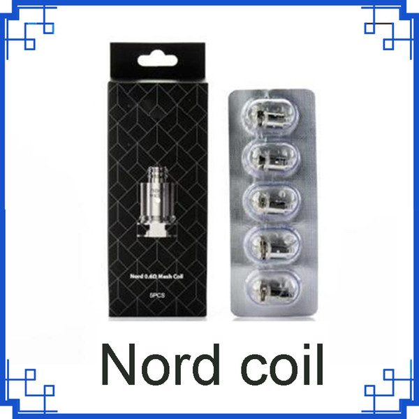 2019 Nord Coil 0.6ohm Mesh 1.4ohm Regular 1.4ohm Ceramic Coils Heads For Nord Pod Kit vs novo Falcon coil 0266261