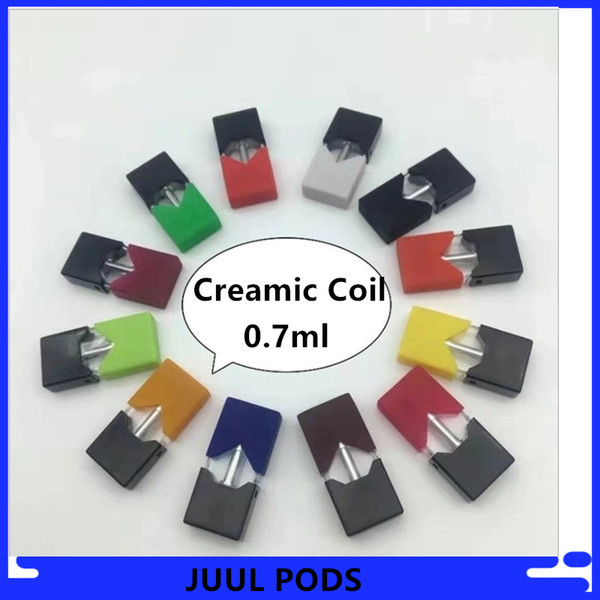 Hot sell dis-assembled Empty Cartridge Ceramic coil JUUL Pods Compatible JUUL battery from factory directly with high quality