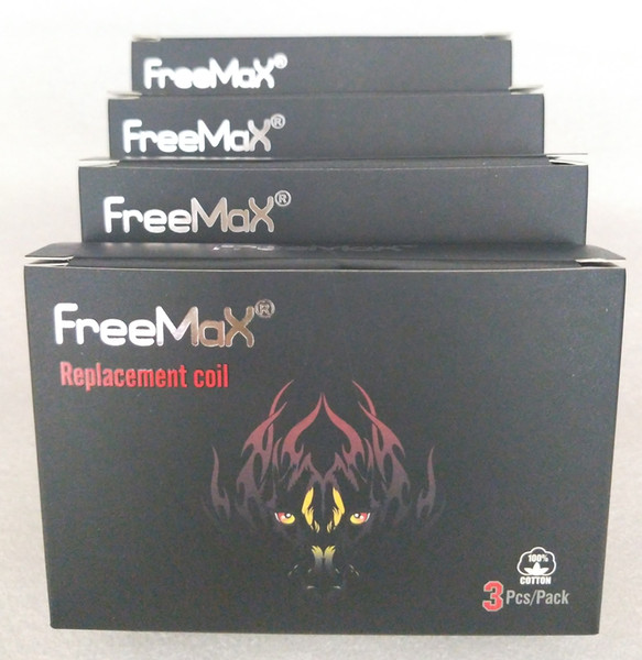 Wholesale - 100% original Authentic Freemax Fireluke Mesh Pro Coil Replacement Single Dual Triple Mesh Coils Head Core For Mesh Pro Tank